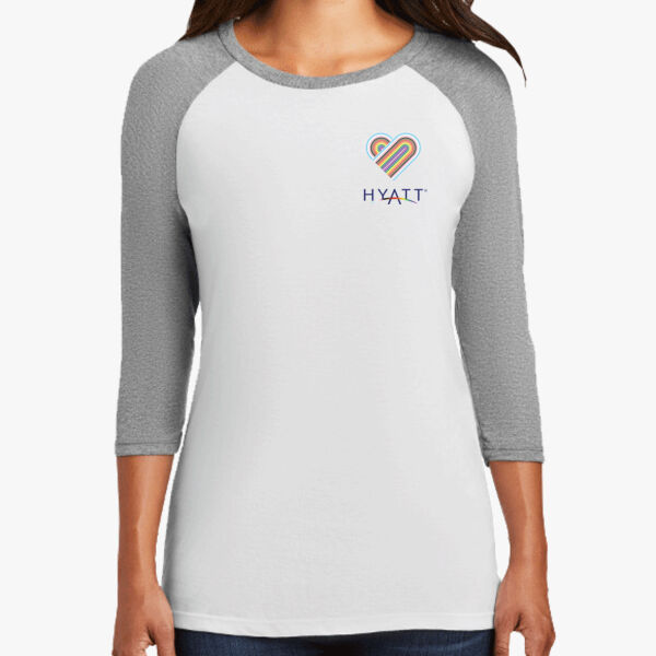 District Women's Perfect Tri 3/4-Sleeve Raglan Thumbnail